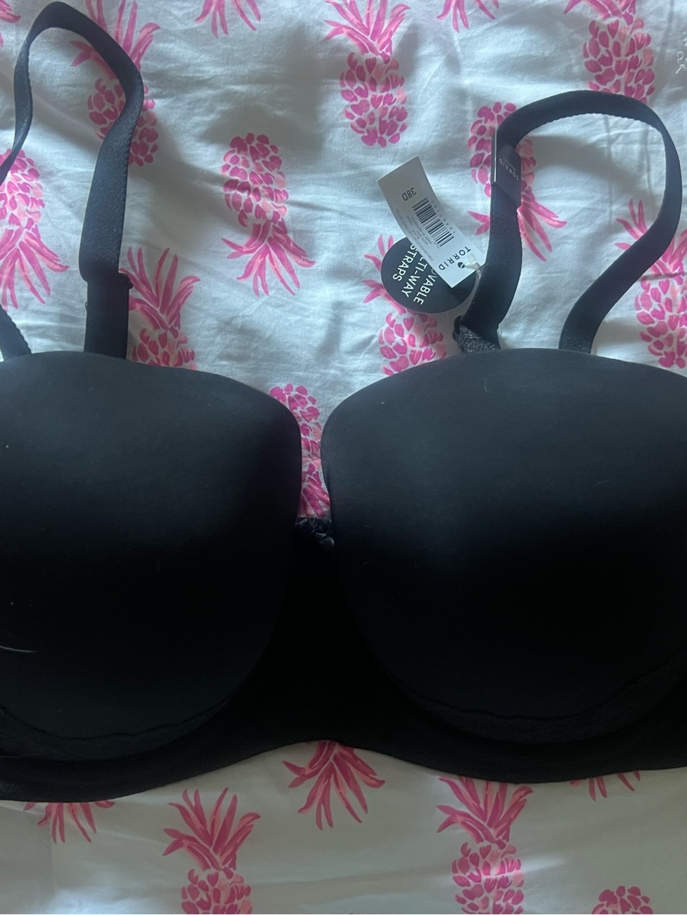 NWT womens 38D Torrid Push Up strapless bra
